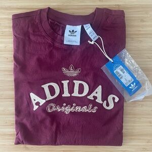Adidas Women's T-shirts Burgundy Adidas Originals size-S